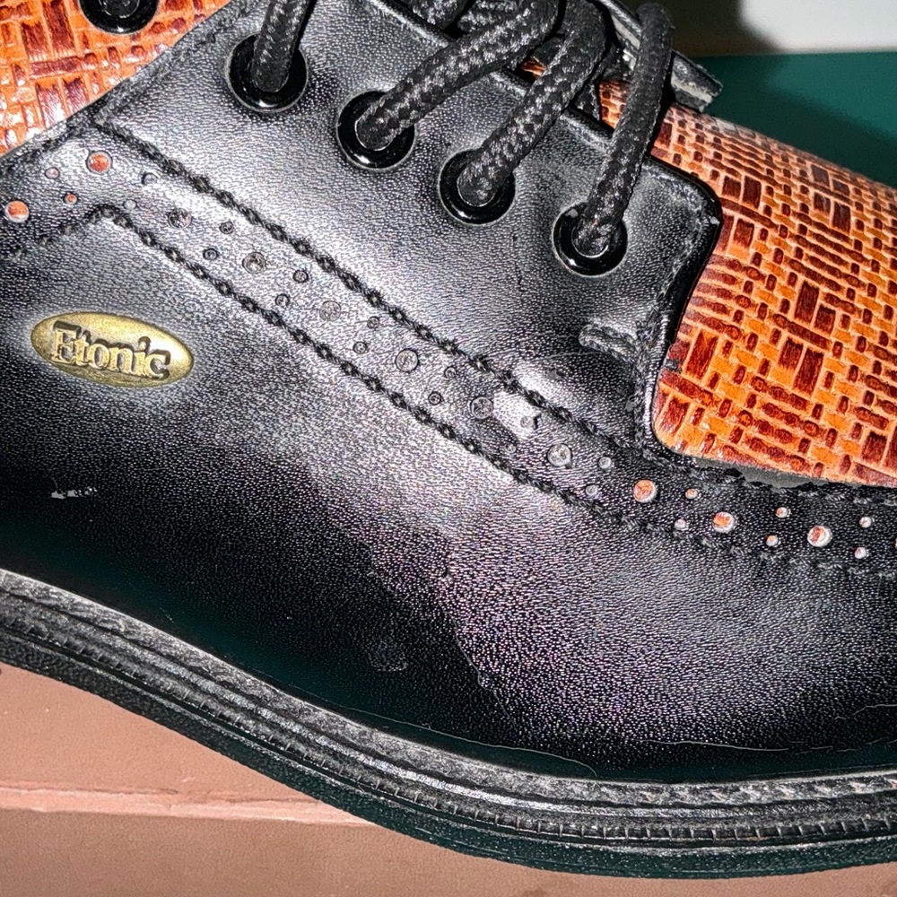 Ethnic Women’s Brown and Black Women's Golf Cleats/Shoes NWT Size 7 - Picture 5 of 9